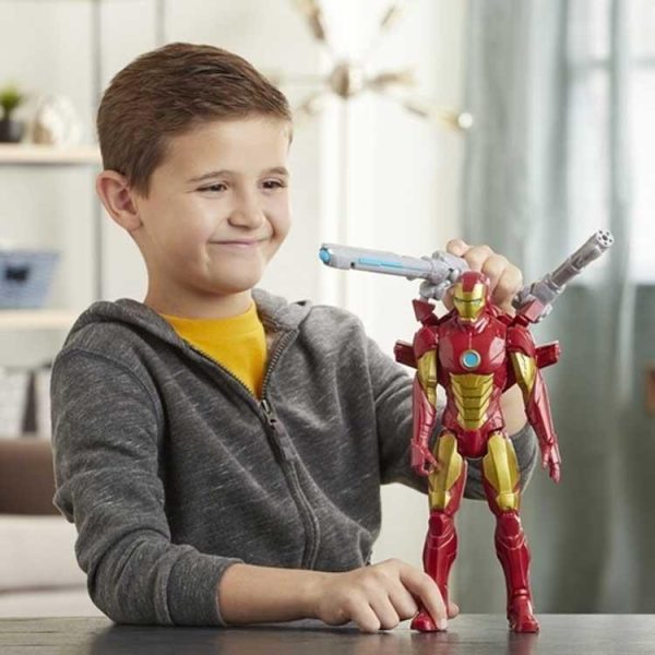 Marvel Titan Hero Series Blast Gear - Φιγούρα Iron Man 30cm με Εξοπλισμό