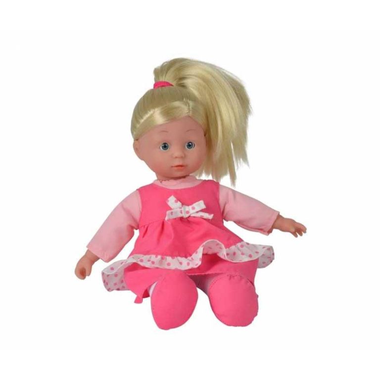 Simba My Lovelies Doll - Κούκλα Πάνινη με Ροζ Φόρεμα 30cm