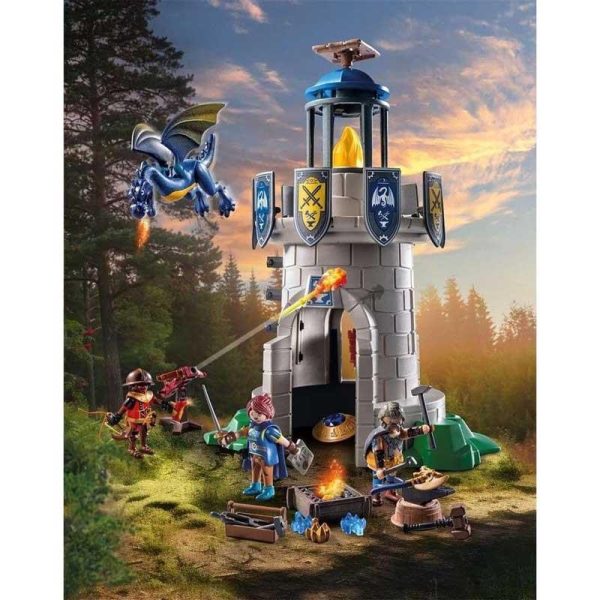 Σετ Λαμπάδα Playmobil Novelmore 71483 : Πύργος Ιπποτών με Δράκο και Σιδηρουργό