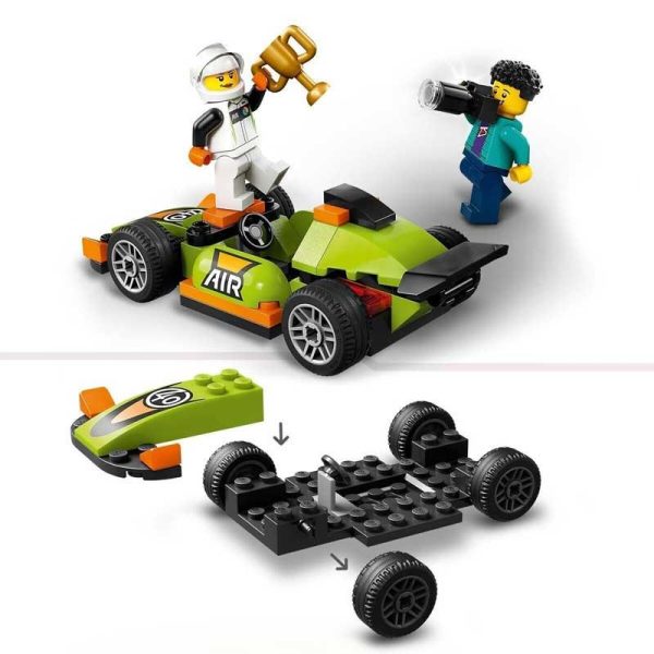 Lego City 60399 : Green Race Car Racing Vehicle Toy