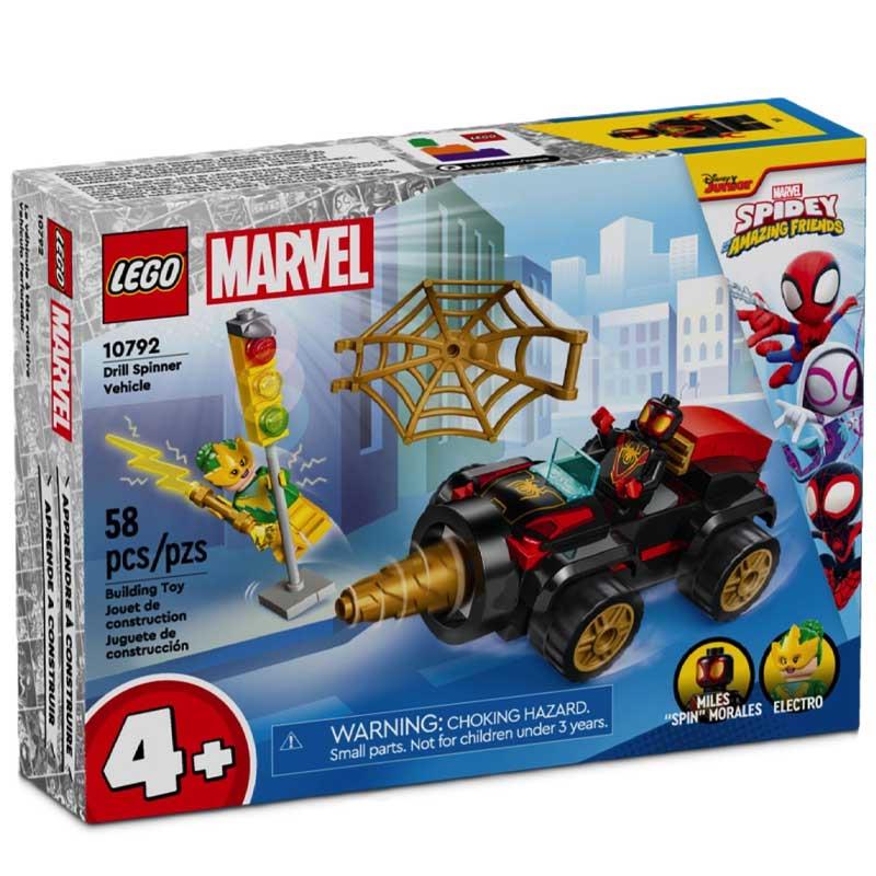 Lego Marvel Super Heroes 10792: Spidey and his Amazing Friends Drill Spinner Vehicle