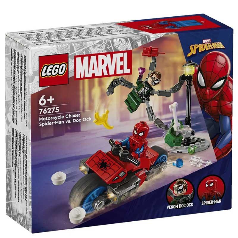 Lego Marvel Super Heroes 76275 : Motorcycle Chase Spider-Man vs. Doc Ock