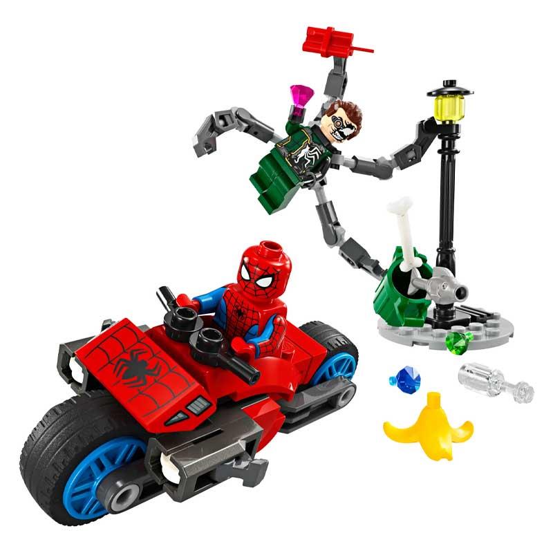 Lego Marvel Super Heroes 76275 : Motorcycle Chase Spider-Man vs. Doc Ock