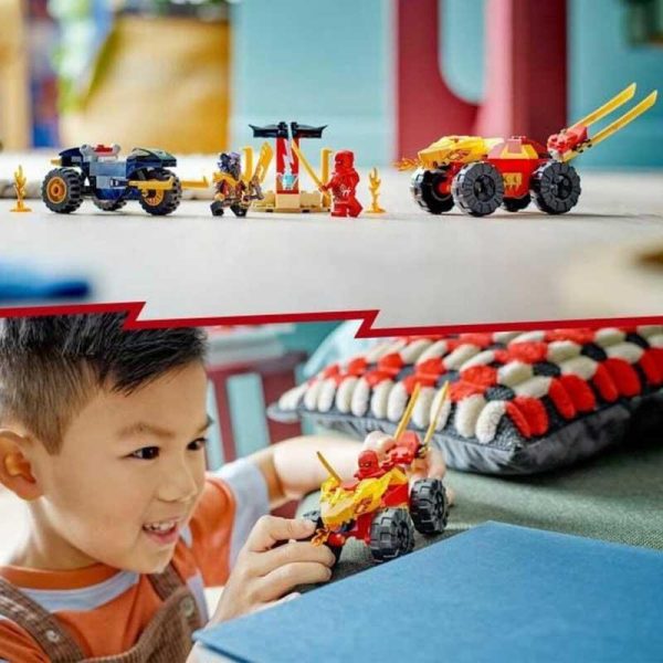 Lego Ninjago 71789 : Dragons Rising - Kai & Ras's Car & Bike Battle