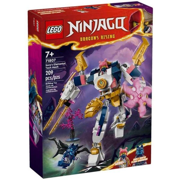 Lego Ninjago 71807 : Dragons Rising - Sora's Element Tech Mech