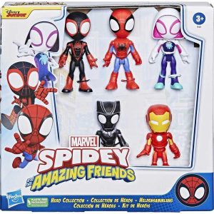 Spidey and his Amazing Friends Hero Collection Pack - Σετ με 5 Φιγούρες