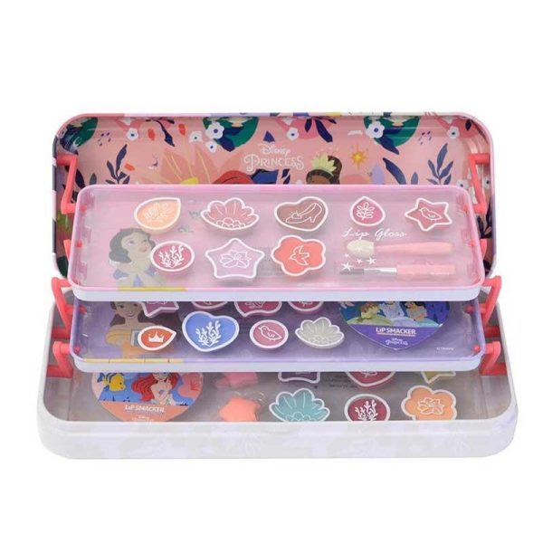 Markwins Lip Smacker Disney Princess Triple Layer Beauty Tin - Σετ μακιγιάζ