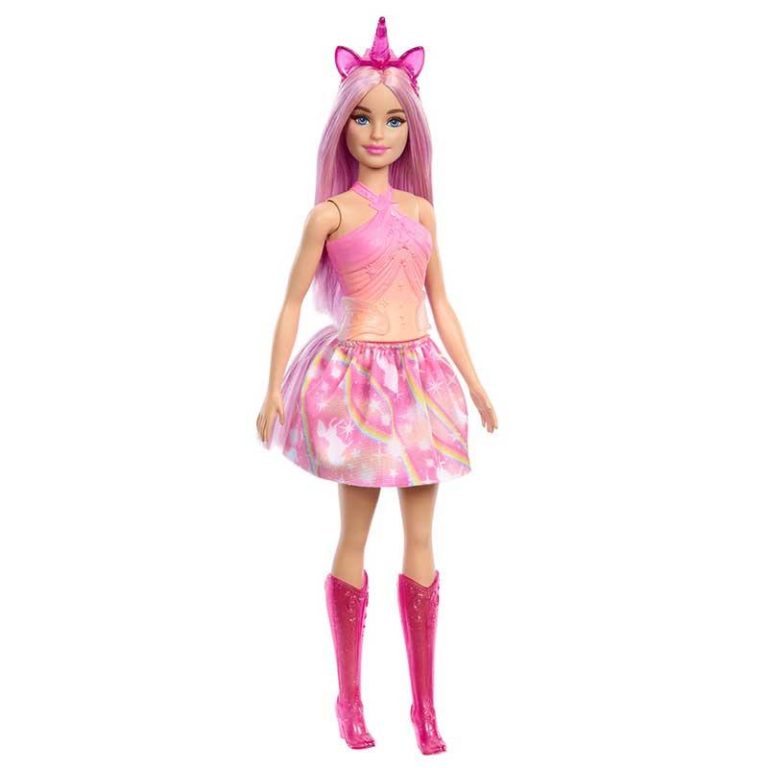 Barbie A Touch of Magic Unicorn Pink - Κούκλα Πριγκίπισσα Μονόκερος