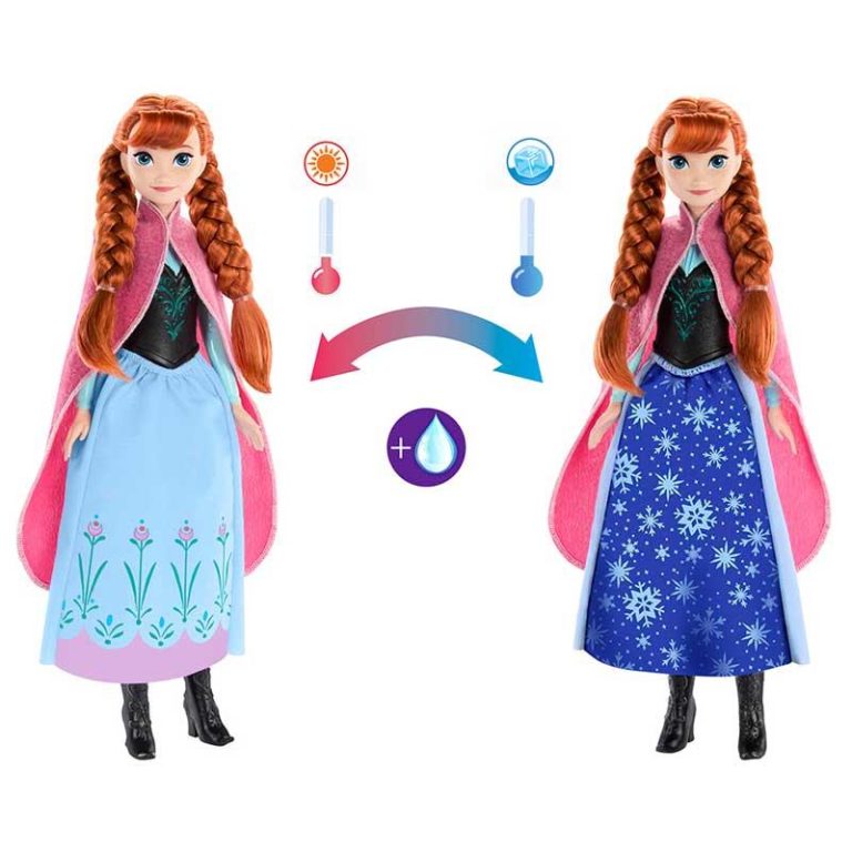 Disney Frozen - Κούκλα Άννα με Μαγική Φούστα