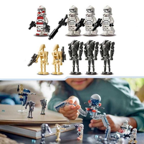 Lego Star Wars 75372 : Clone Trooper & Battle Droid Battle Pack