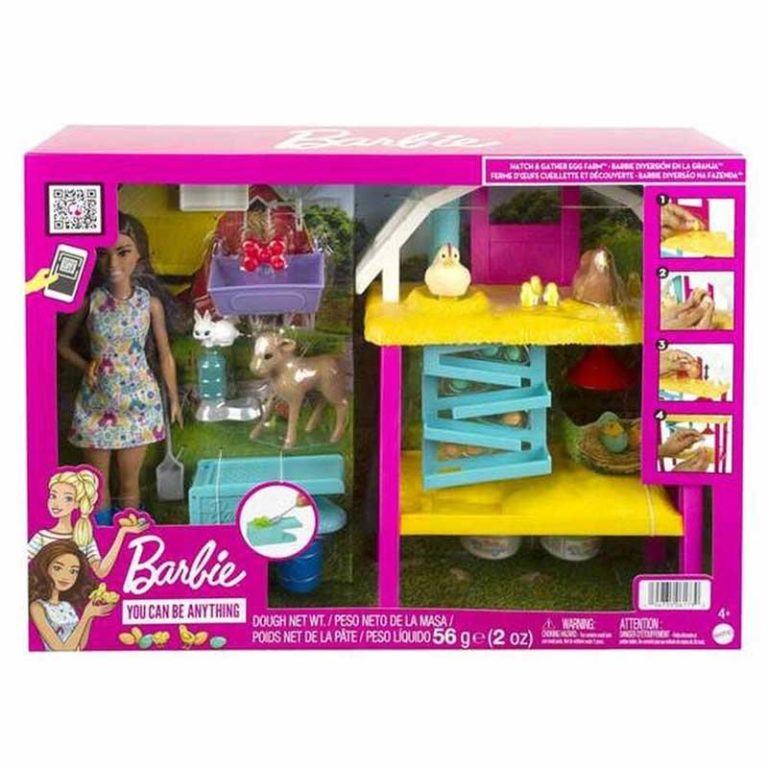 Barbie You Can Be Anything 'Hatch and Gather Egg Farm' - Σετ Φάρμα με Ζώα