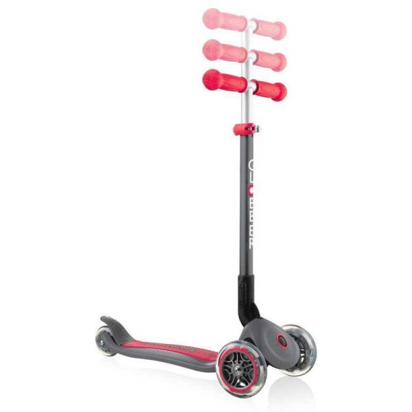 Globber Scooter Primo Foldable Grey Red – Πατίνι Τρίτροχο Αναδιπλούμενο (για +3 ετών)