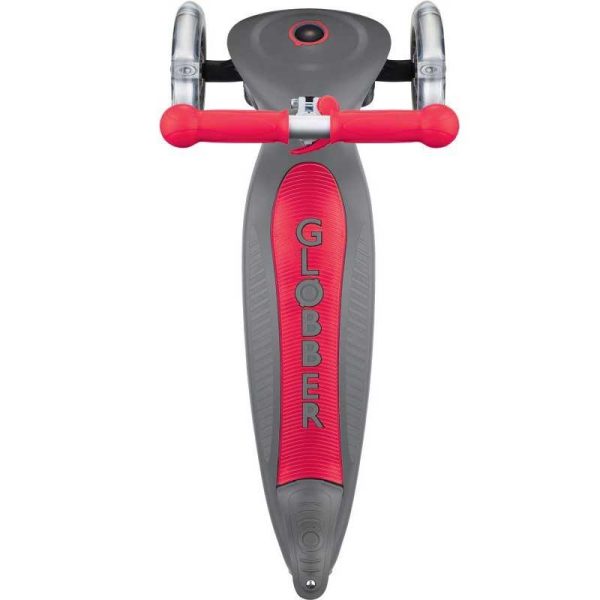 Globber Scooter Primo Foldable Grey Red – Πατίνι Τρίτροχο Αναδιπλούμενο (για +3 ετών)