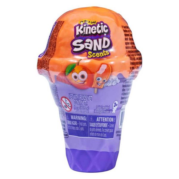 Spin Master Kinetic Sand: Ice Cream Contast Orange