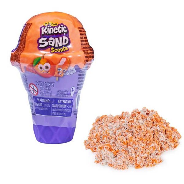 Spin Master Kinetic Sand: Ice Cream Contast Orange