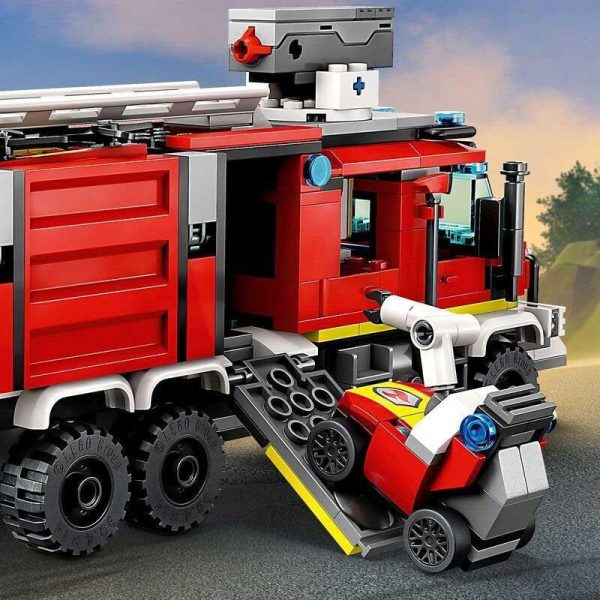 Lego City 60374: Fire Command Truck - Επιχειρησιακό Πυροσβεστικό Φορτηγό