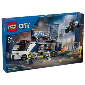 Lego City 60418: Police Mobile Crime Lab Truck - Αστυνομικό Φορτηγό Με Κινητό Εγκληματολογικό Εργαστήριο