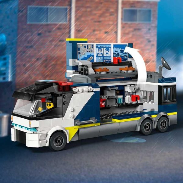 Lego City 60418: Police Mobile Crime Lab Truck - Αστυνομικό Φορτηγό Με Κινητό Εγκληματολογικό Εργαστήριο