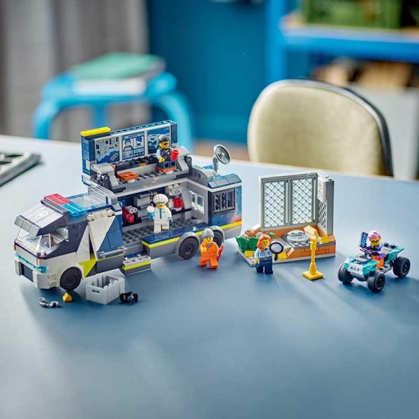 Lego City 60418: Police Mobile Crime Lab Truck - Αστυνομικό Φορτηγό Με Κινητό Εγκληματολογικό Εργαστήριο