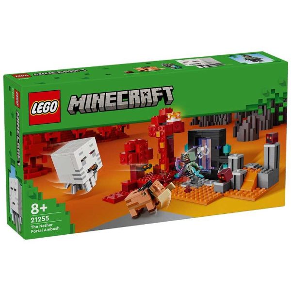 Lego Minecraft 21255: The Nether Portal Ambush - Η Ενέδρα Στην Πύλη Προς Τα Έγκατα