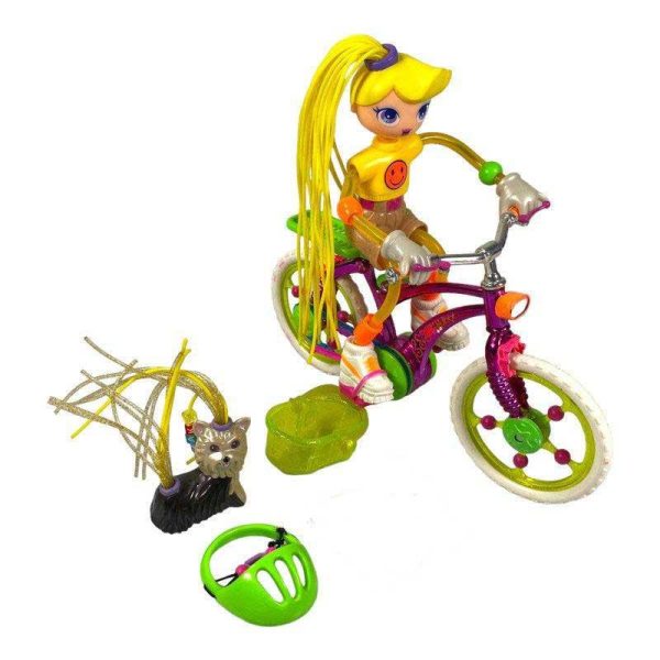 Vintage Betty Spaghetty Betty's Bike with Jake Pet - Hasbro 1998