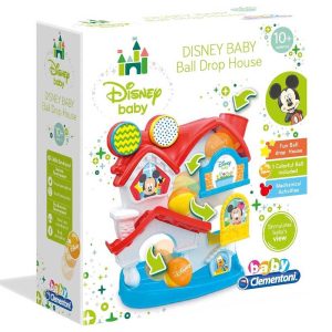 Baby Clementoni Disney Ball Drop House - Βρεφικό Παιχνίδι Κύλησης με Μπαλάκι για 10+ Μηνών