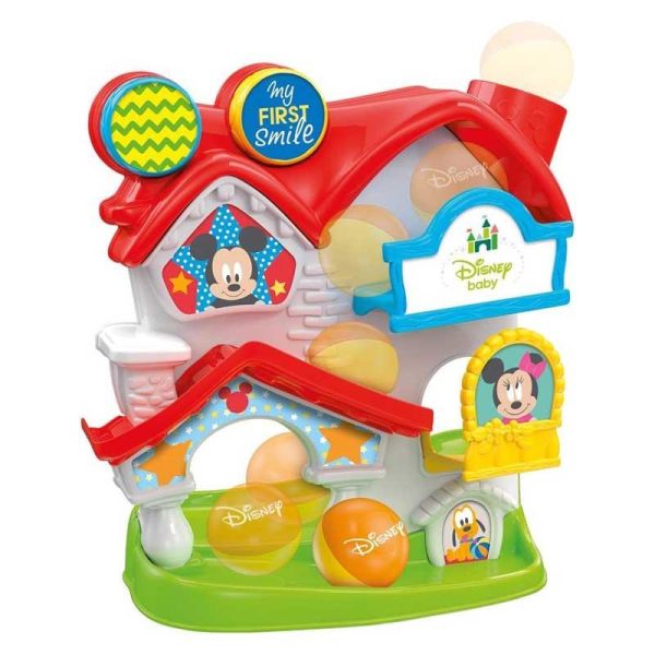 Baby Clementoni Disney Ball Drop House - Βρεφικό Παιχνίδι Κύλησης με Μπαλάκι για 10+ Μηνών