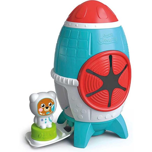 Clementoni Soft Clemmy Space Rocket - Διαστημικός Πύραυλος με Μαλακά Τουβλάκια