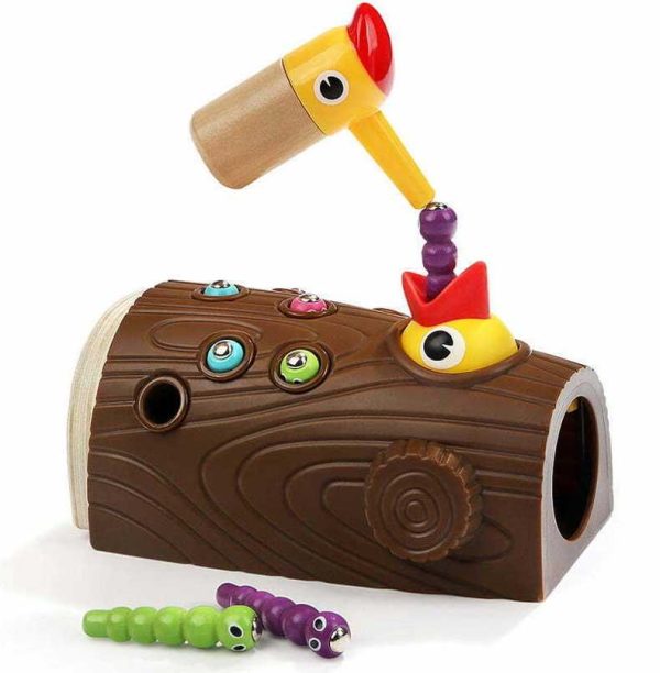 Top Bright Wood Pecker Eating Caterpillar - Επιτραπέζιο Παιχνίδι 'Τρυποκάρυδος'