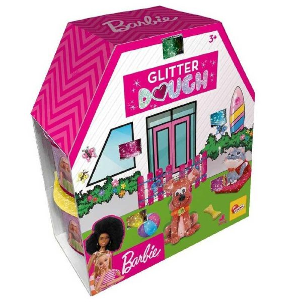 Barbie Glitter Dough– Σετ Παιχνίδι Πλαστελίνης