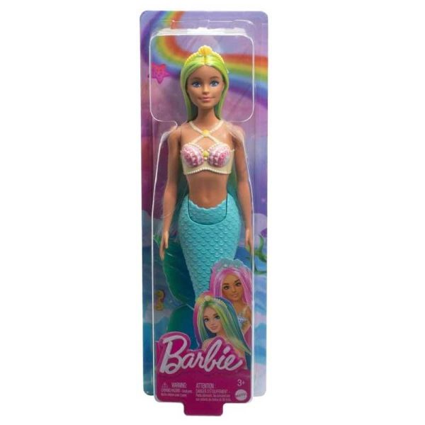Barbie Κούκλα Νέα Γοργόνα Με Γαλάζια Ουρά