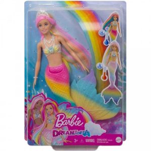 Barbie Dreamtopia Κούκλα Γοργόνα Μεταμόρφωση Ουράνιο Τόξο