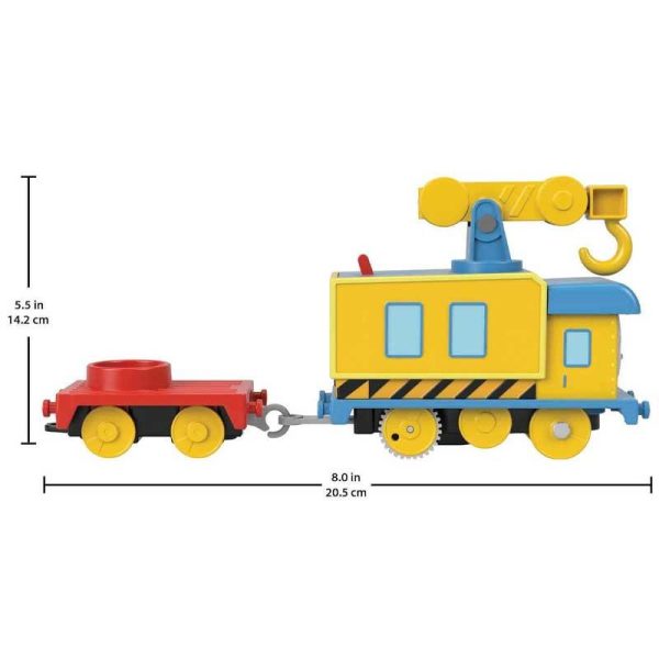Thomas & Friends - Μηχανοκίνητο Τρένο Με Βαγόνι Carly the Crane