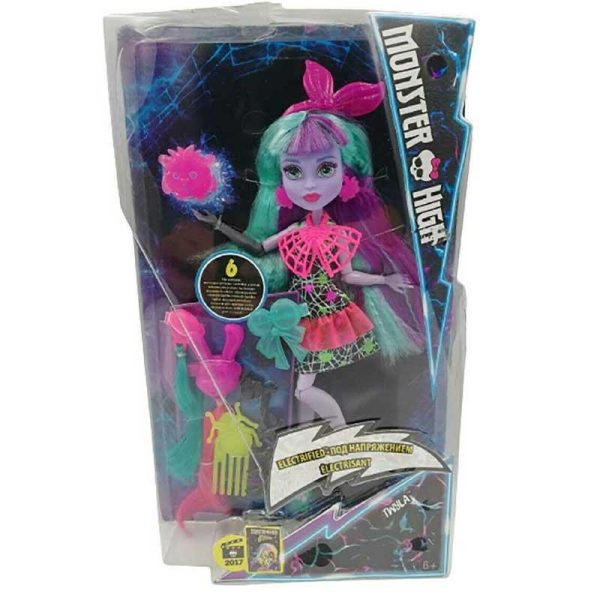 Monster High Electrified Monstrous Hair Ghouls Twyla Doll #DVC71