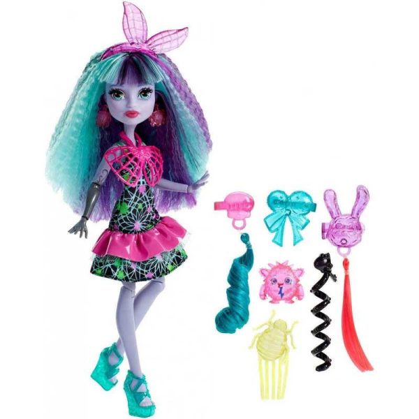 Monster High Electrified Monstrous Hair Ghouls Twyla Doll #DVC71