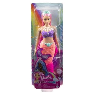 Barbie Dreamtopia Κούκλα Νέα Γοργόνα Με Μωβ Ουρά