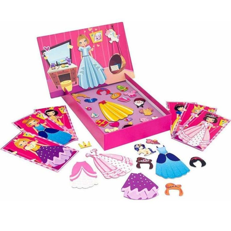 AS Magnet Box Princess Dress Up - Μαγνητικό Παιχνίδι 'Ντύσε τις Πριγκίπισσες' με 34 Μαγνήτες