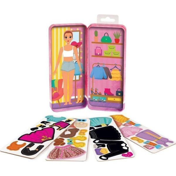 AS Magnet Box Fashion Girl Dress Up - Μαγνητικό Παιχνίδι με 33 Μαγνήτες