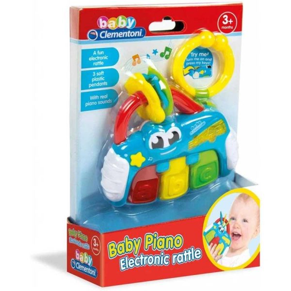Baby Clementoni Κουδουνίστρα Πιανάκι