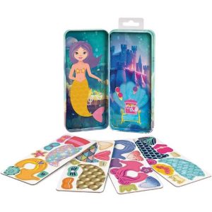 AS Magnet Box Mermaid Princess Dress Up - Μαγνητικό Παιχνίδι με 32 Μαγνήτες