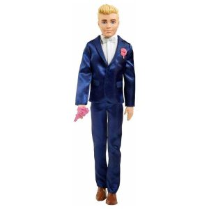 Barbie Fairytale Ken Groom - Πρίγκιπας Γαμπρός Που Φοράει Κοστούμι #GTF36