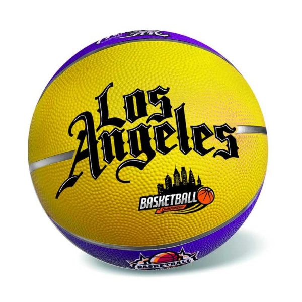 STAR Μπάλα Μπάσκετ Los Angeles Yellow Purple Size 7