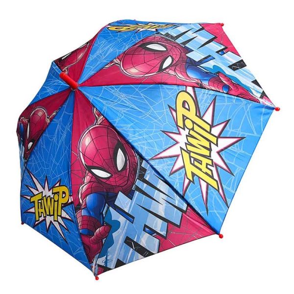 Παιδική Ομπρέλα Spider-Man Αυτόματη Πολύχρωμη 48εκ.