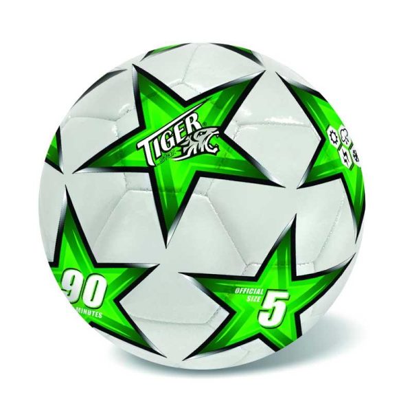 STAR Μπάλα Ποδοσφαίρου Δερμάτινη 'Green Stars' Size 5