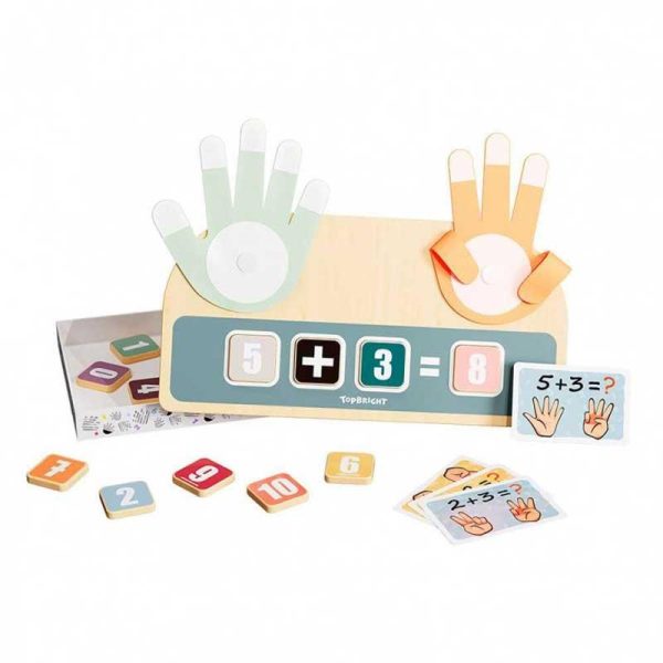 Top Bright Finger Math - Εκπαιδευτικό Ξύλινο Παιχνίδι Εκμάθησης Μαθηματικών