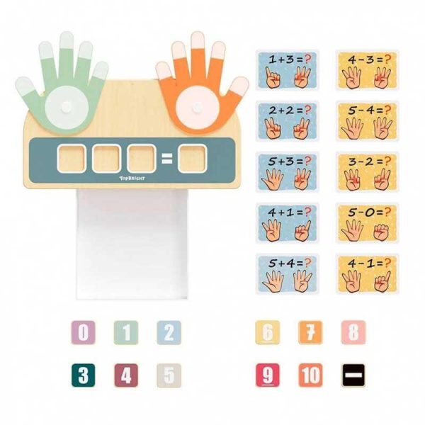 Top Bright Finger Math - Εκπαιδευτικό Ξύλινο Παιχνίδι Εκμάθησης Μαθηματικών