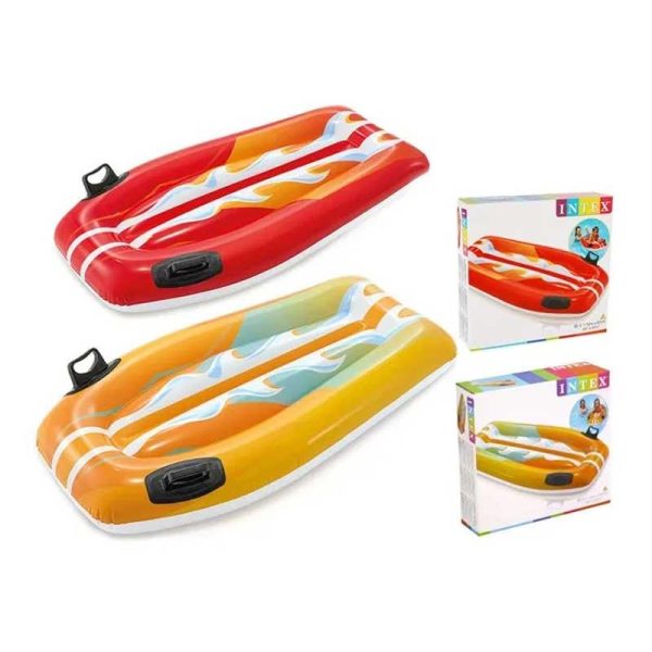Intex Surf Παιδική Φουσκωτή Σανίδα Κολύμβησης με Χειρολαβές (Διάφορα Χρώματα) 112εκ.