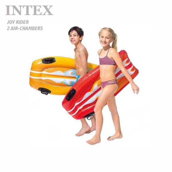 Intex Surf Παιδική Φουσκωτή Σανίδα Κολύμβησης με Χειρολαβές (Διάφορα Χρώματα) 112εκ.