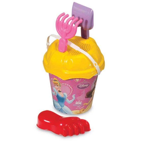 Κουβαδάκι Παραλίας Disney Princess με Αξεσουάρ (5τμχ) 15cm