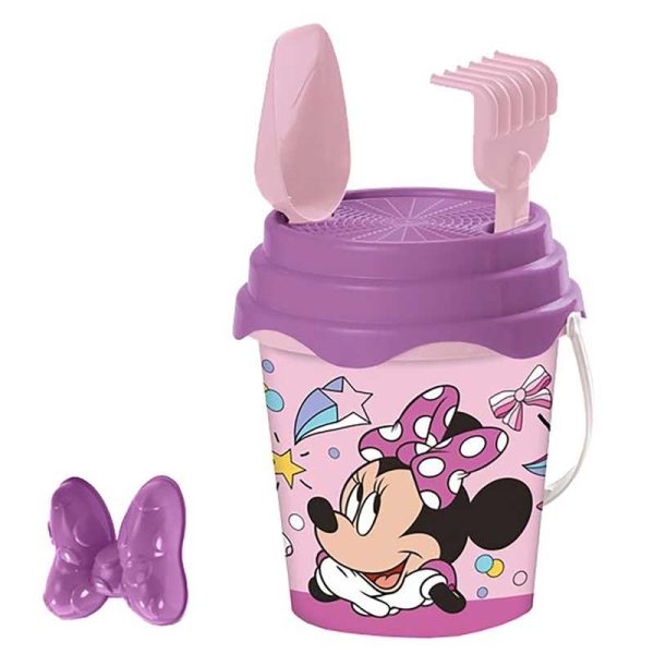 Mondo Μεγάλο Κουβαδάκι Disney Minnie Mouse με Αξεσουάρ (5τμχ) 17cm